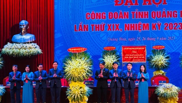 Đại hội Công đoàn tỉnh Quảng Bình lần thứ XIX, nhiệm kỳ 2023 - 2028.