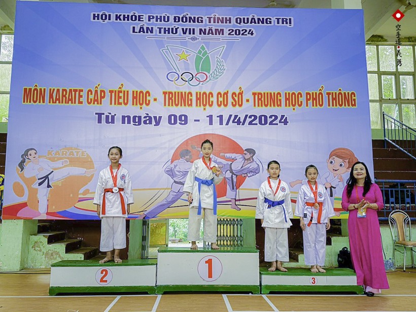 Nhiều VĐV đạt thành tích cao tại Hội khỏe Phù Đổng tỉnh Quảng Trị.