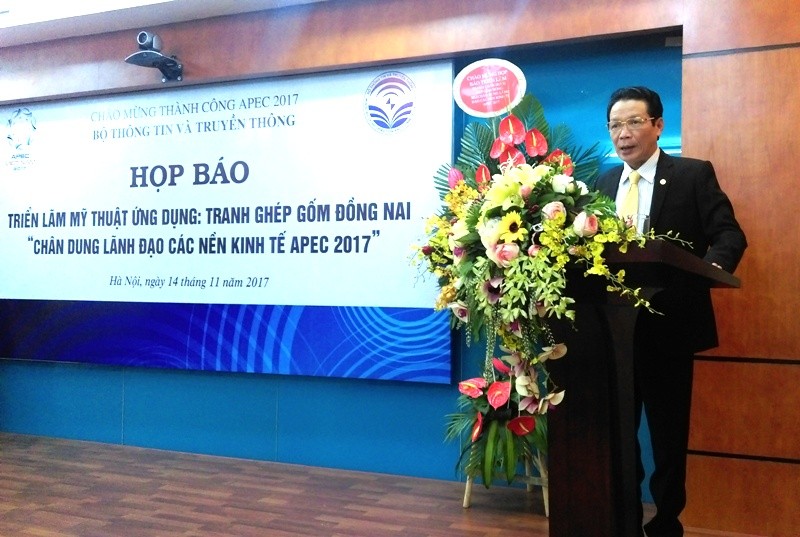 Thứ trưởng Bộ TT&TT Hoàng Vĩnh Bảo phát biểu tại buổi họp báo