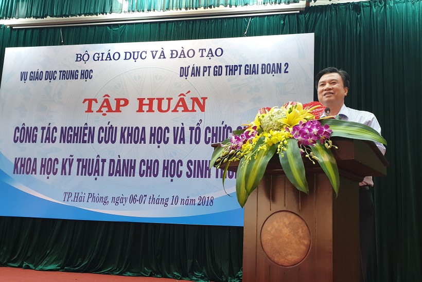 Thứ trưởng Nguyễn Hữu Độ phát biểu khai mạc buổi Tập huấn