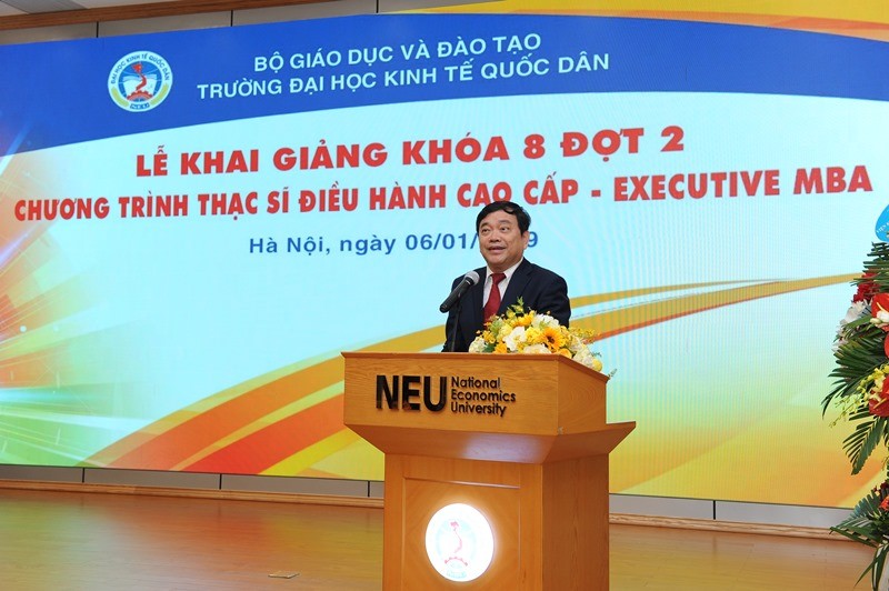 GS.TS Trần Thọ Đạt phát biểu tại buổi lễ