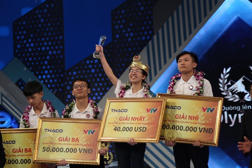 Cuộc thi chung kết năm đã tìm được nhà vô địch là nữ sinh đến từ Ninh Bình. Ảnh: Thế Đại