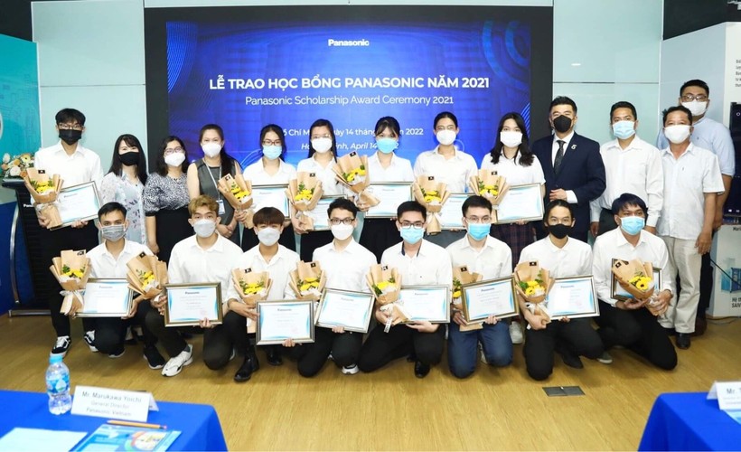 Panasonic Việt Nam tổ chức lễ trao học bổng năm 2021 tại TP HCM.