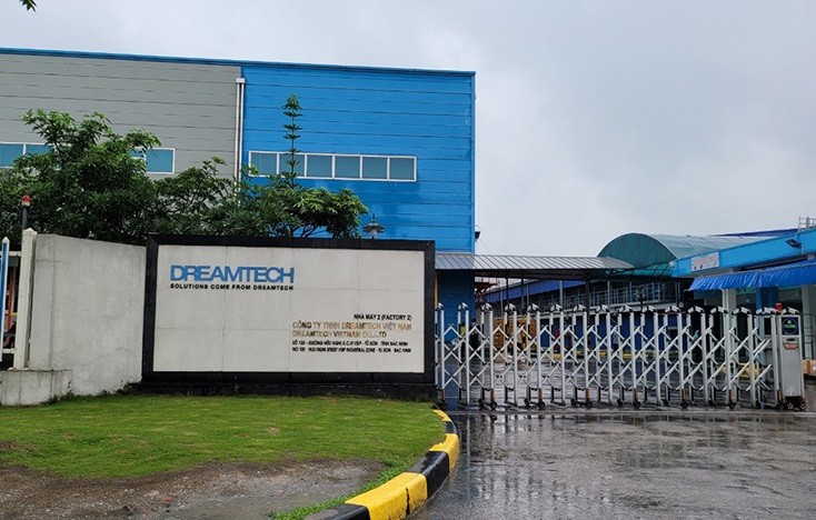 Công ty TNHH Dreamtech Việt Nam - nơi xảy ra vụ tai nạn.