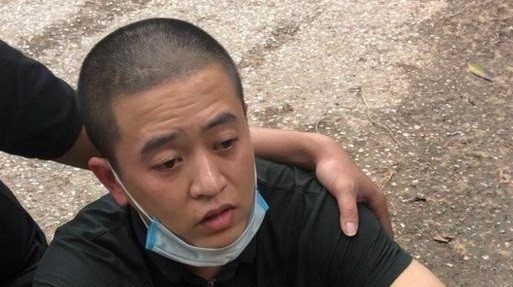 Đối tượng Nguyễn Thanh Hà bị cơ quan chức năng bắt giữ sau khi thực hiện hành vi trộm cắp xe máy. Ảnh: Công an Hà Nội.