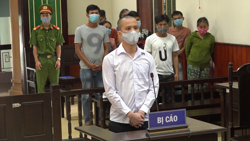 Bị cáo Tống Phước Tài tại phiên toà xét xử sơ thẩm ngày 25/5.