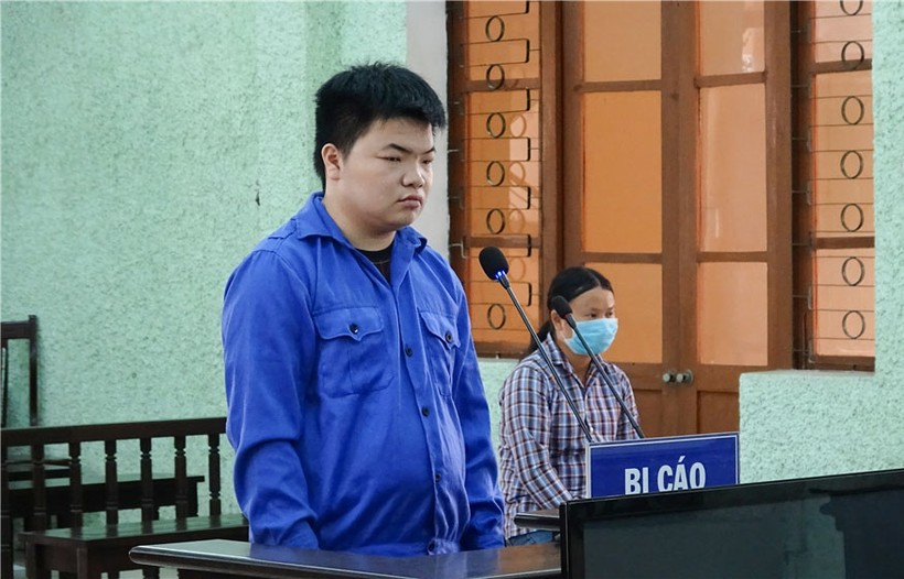 Bị cáo Triệu Văn Luyện tại phiên toà xét xử. Ảnh: Công an Cao Bằng.