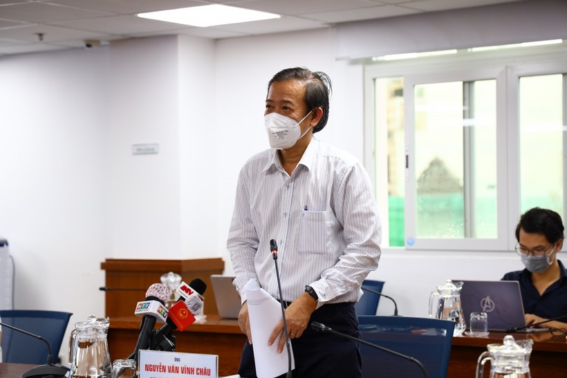 Phó Giám đốc Sở Y tế Nguyễn Văn Vĩnh Châu. Ảnh: Huyền Mai