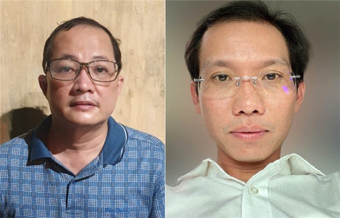 Bị can Nguyễn Minh Quân (trái) và bị can Nguyễn Văn Lợi. Ảnh: Bộ Công an.