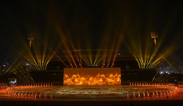 Hình ảnh rực rỡ tại lễ khai mạc Đại hội thể thao Đông Nam Á - SEA Games 31.