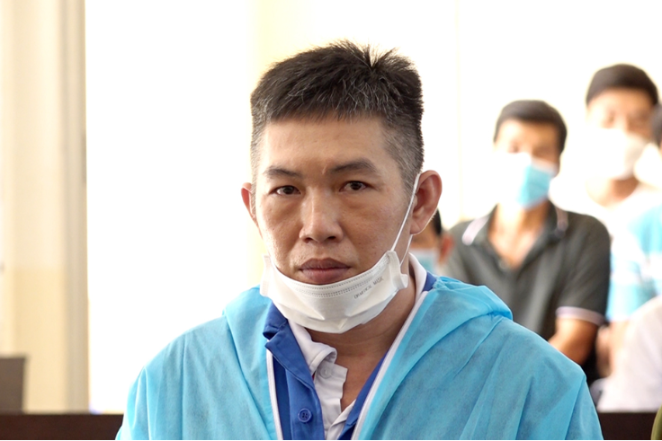 Bị cáo Huỳnh Thanh Nhàn tại phiên tòa xét xử.