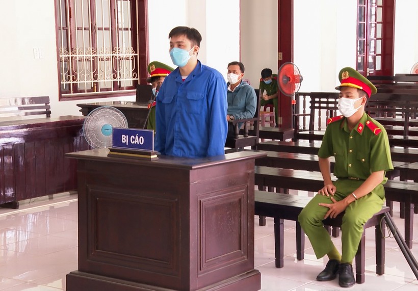 Bị cáo Võ Thành Dị tại phiên tòa xét xử.