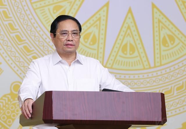 Thủ tướng Chính phủ Phạm Minh Chính phát biểu tại Hội nghị. Ảnh: VGP