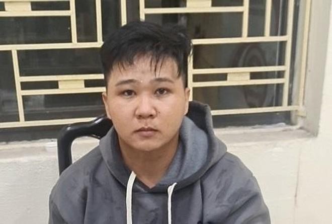 Đối tượng Phan Thanh Hoàng bị bắt sau khi gây án.