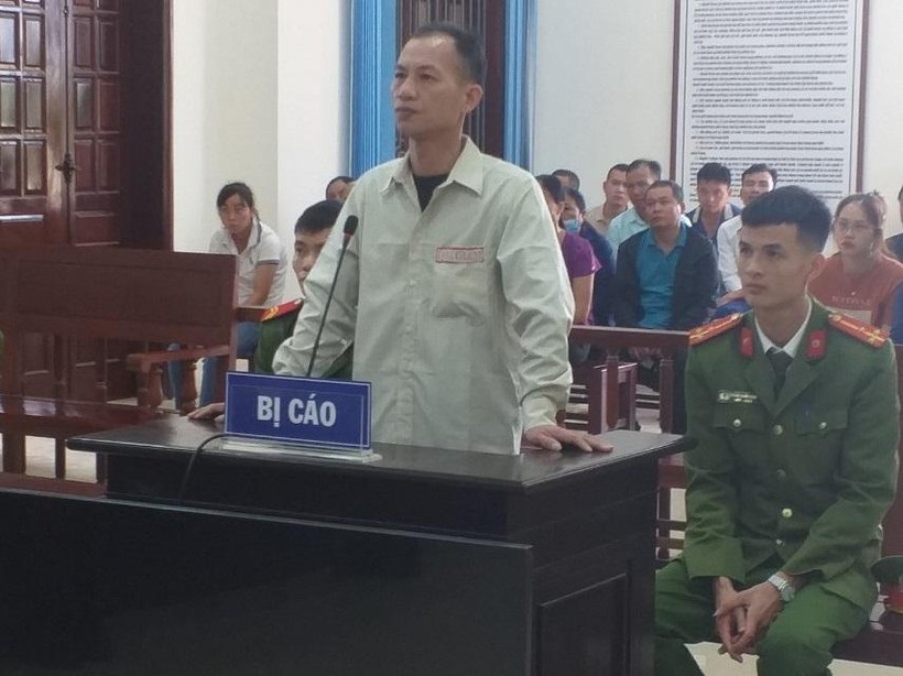 Nguyễn Đình Khi tại phiên tòa xét xử.