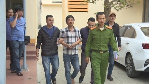 Cơ quan công an bắt giữ đối tượng Phan Quốc Tuấn.