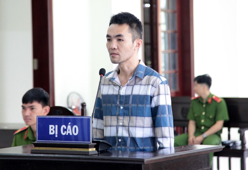 Nguyễn Trường Duy tại phiên tòa xét xử.