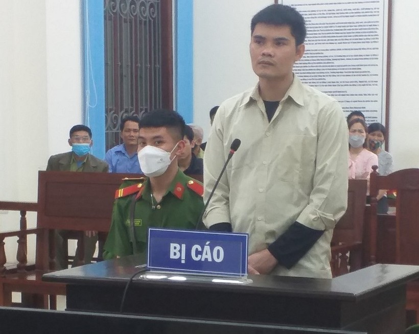 Ngô Văn Nam tại phiên tòa xét xử.