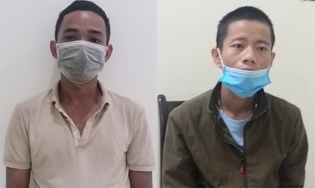Hai đối tượng Nguyễn Văn Trường và Ngô Minh Binh bị bắt gi