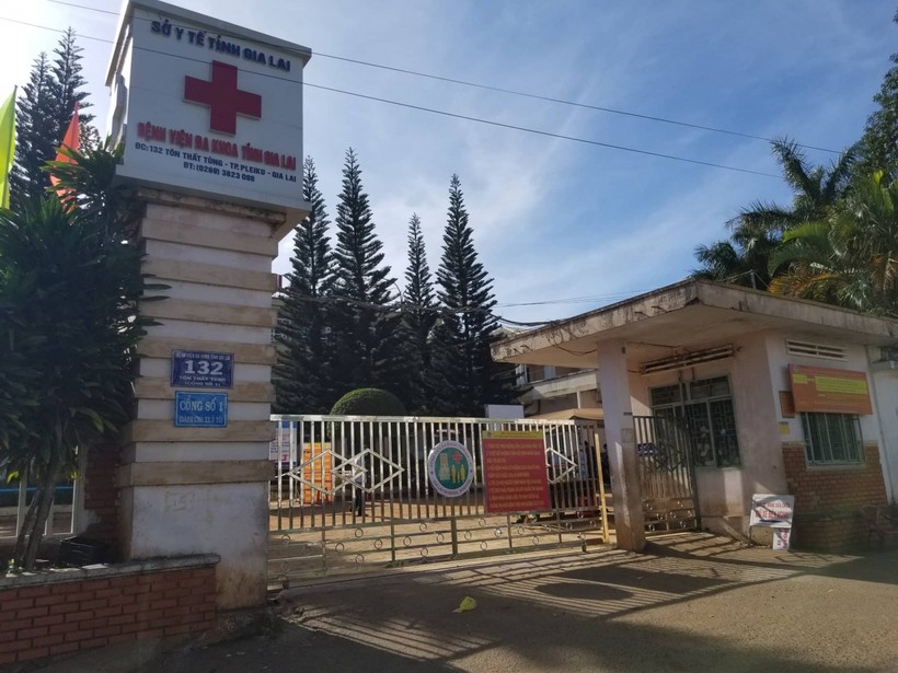 Bệnh viện Đa khoa tỉnh Gia Lai đang được khoanh vùng tổng kiểm soát, lấy mẫu xét nghiệm toàn bộ bệnh viện.