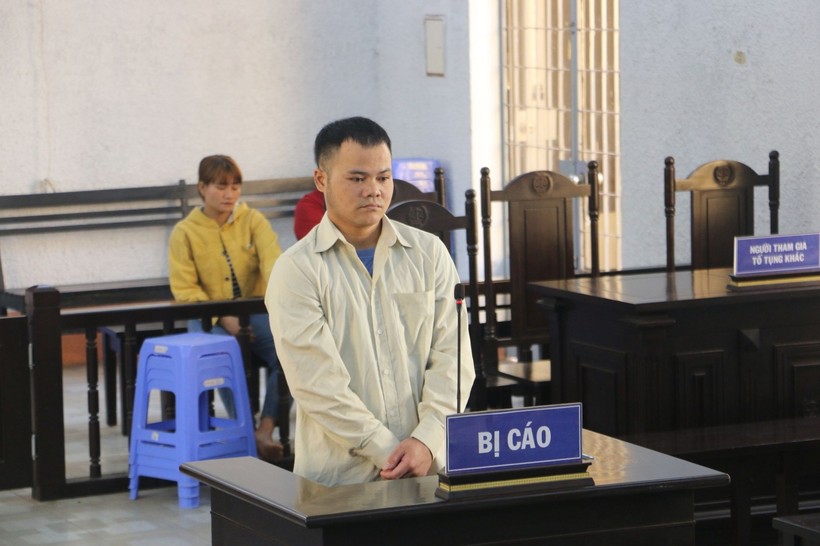Bị cáo Y Hoang Niê tại phiên toà.