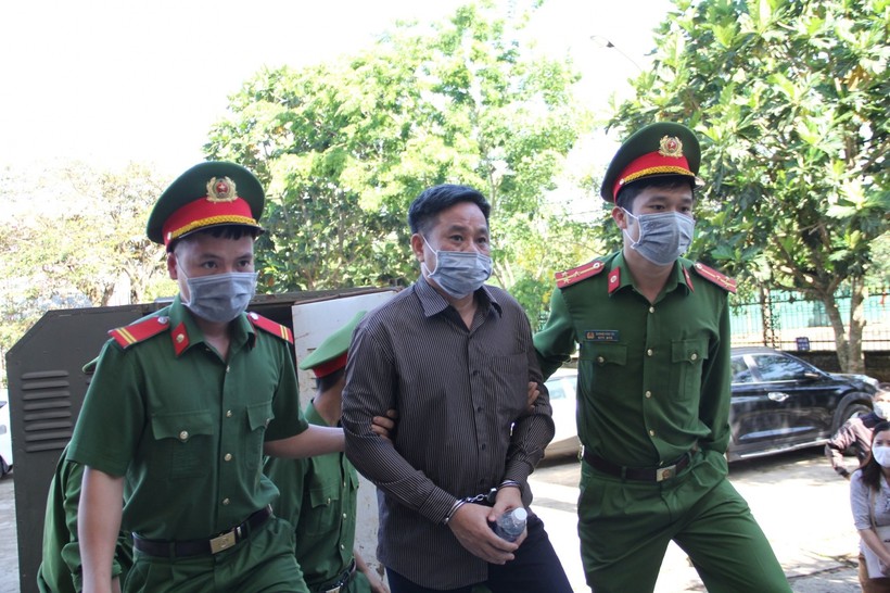 Bị cáo Đỗ Văn Minh tại phiên toà xét xử phúc thẩm.