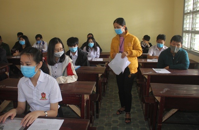 Học sinh Gia Lai ôn tập chuẩn bị cho kì thi tốt nghiệp Trung học phổ thông.