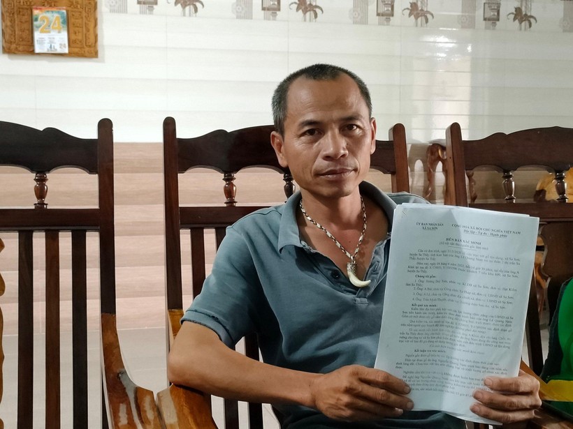 Ông Lê Quang Nam bị xử phạt 4 triệu đồng về hành vi “chiếm giữ tài sản của người khác”.