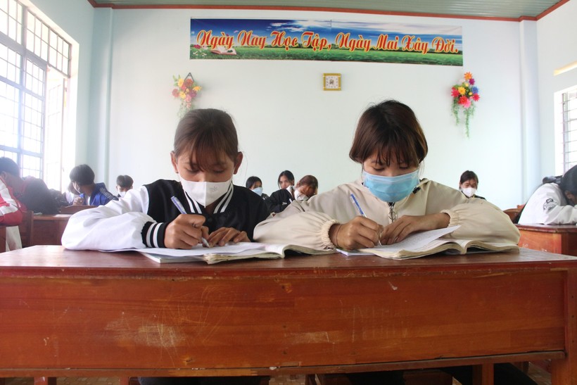 Học sinh dân tộc thiểu số ở huyện Kbang (Gia Lai) ít cơ hội trải nghiệm và tham gia vào những hoạt động hướng nghiệp.