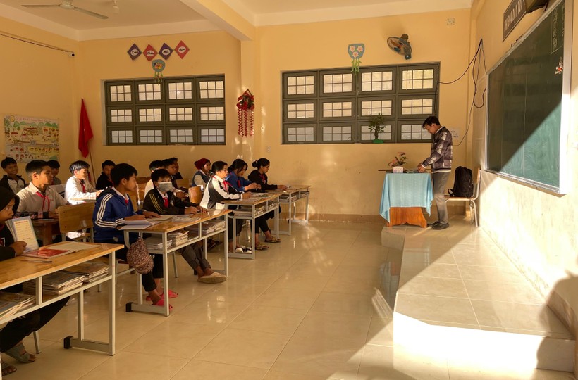 Trường học ở huyện Kon Plông lồng ghép giáo dục hướng nghiệp trong các tiết dạy.