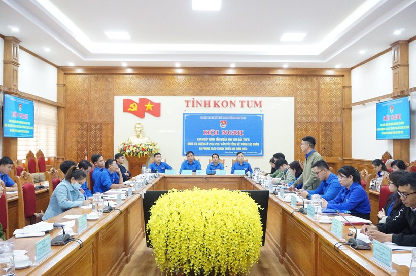Hội nghị Tổng kết công tác đoàn năm 2022 của Tỉnh đoàn Kon Tum.