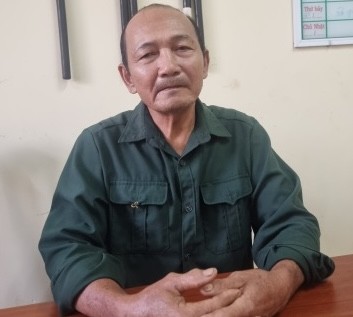 Nguyễn Hữu Xuân bị bắt sau 42 năm lẩn trốn. (Ảnh: Công an Gia Lai).