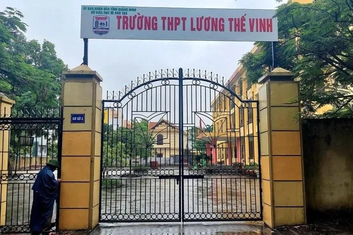 Trường THPT Lương Thế Vinh, TP Cẩm Phả (Quảng Ninh).