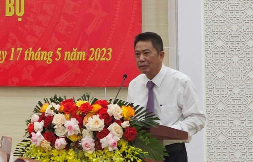 Ông Trịnh Đình Hải phát biểu tại hội nghị.