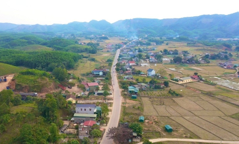 Một góc xã Quảng Đức, huyện Hải Hà. 