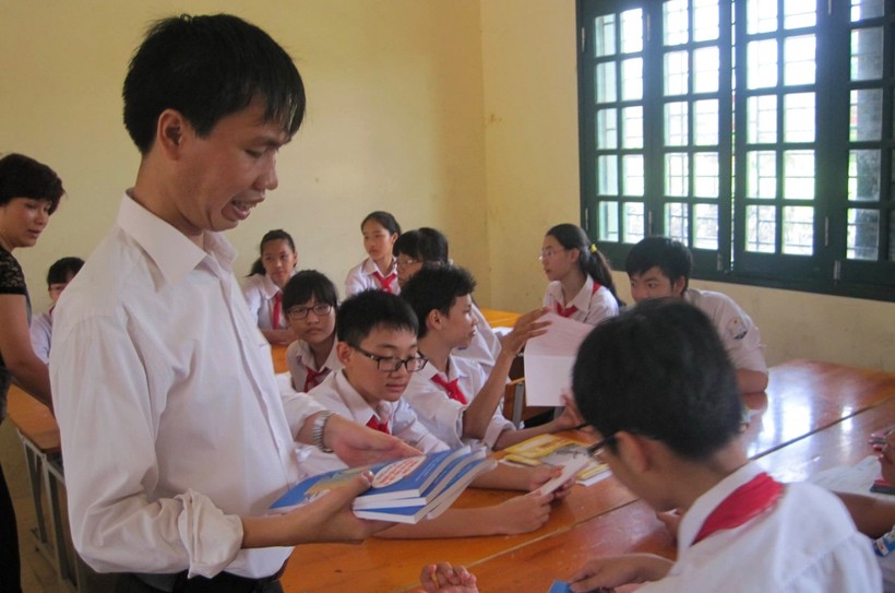 Thầy giáo Nguyễn Đức Trường.