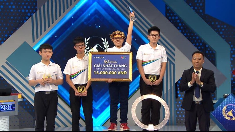 Quang Huy giành chiến thắng xứng đáng tại cuộc thi tháng Đường lên đỉnh Olympia