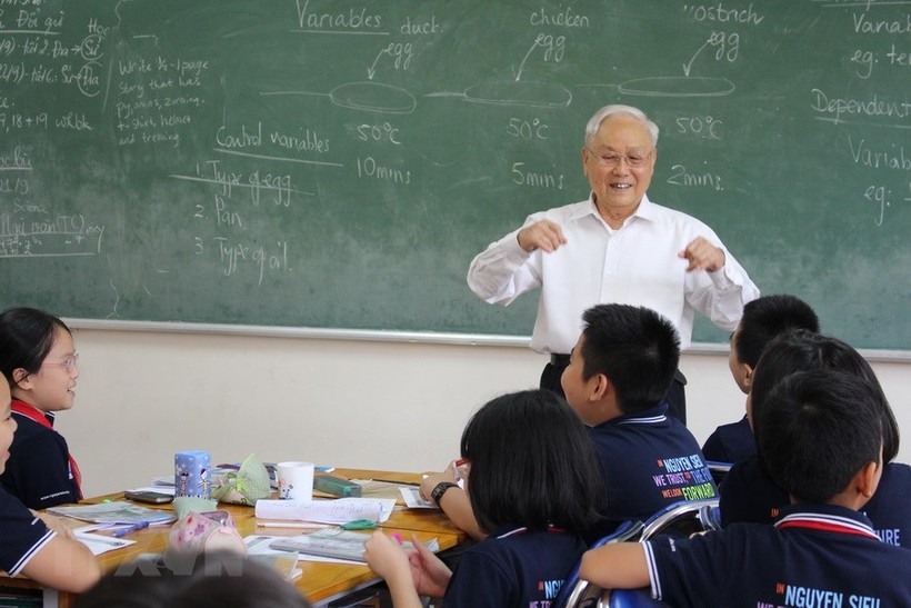 Nhà giáo Nguyễn Trọng Vĩnh được đề nghị xét tặng danh hiệu Nhà giáo nhân dân năm 2023.
