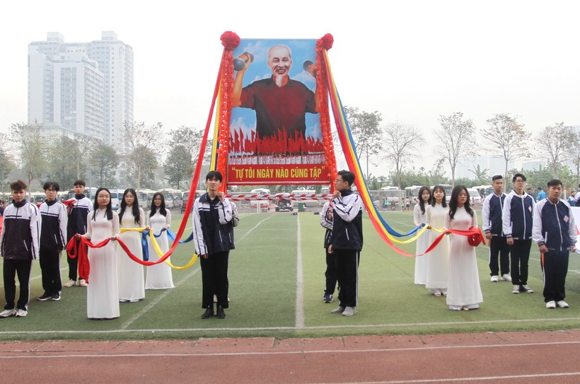 Lễ khai mạc Giải thể thao học sinh phổ thông thành phố Hà Nội năm học 2022- 2023