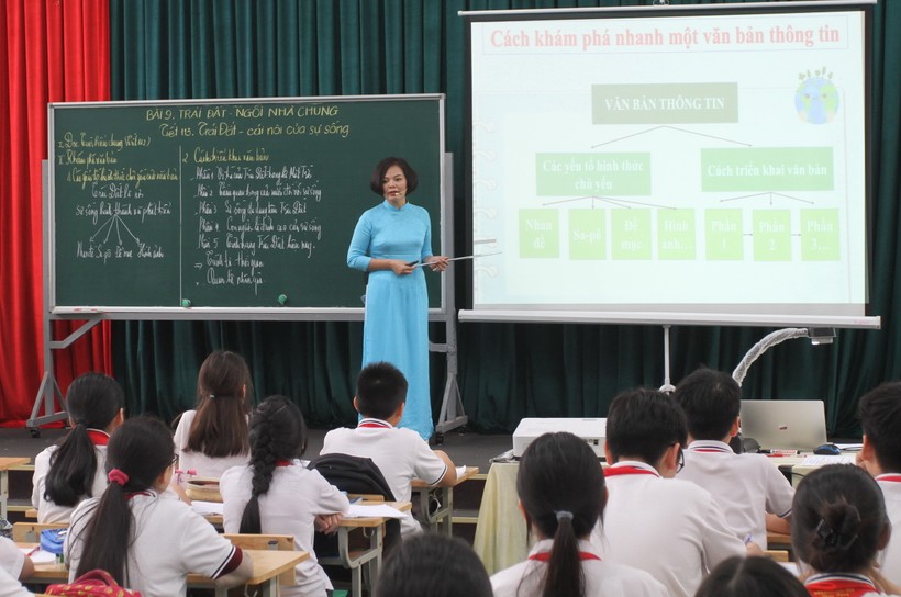 Tiết dạy chuyên đề môn Ngữ văn lớp 6 của cô giáo Nguyễn Thị Thủy.