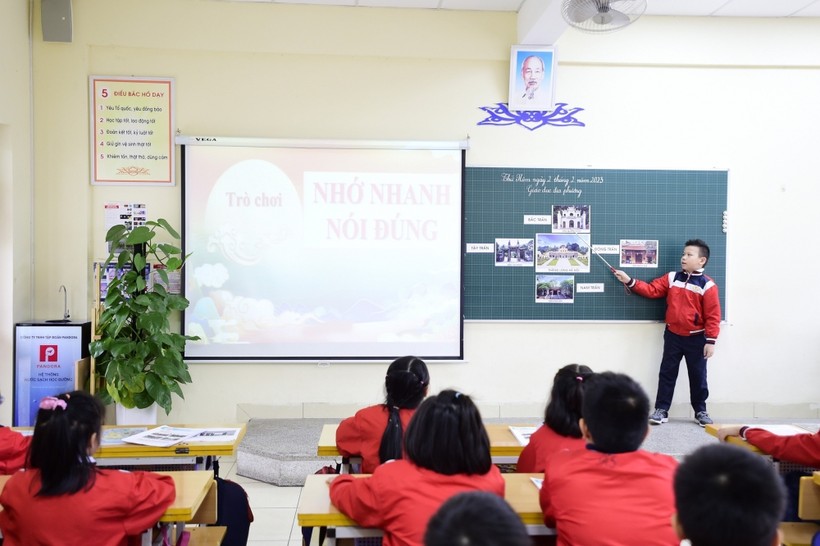 Hà Nội dạy thử nghiệm tài liệu giáo dục địa phương lớp 3 tại một số trường học.