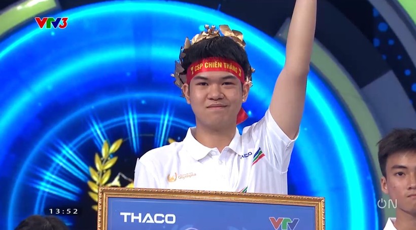 Đỗ Bảo Minh giành vòng nguyệt quế Olympia.
