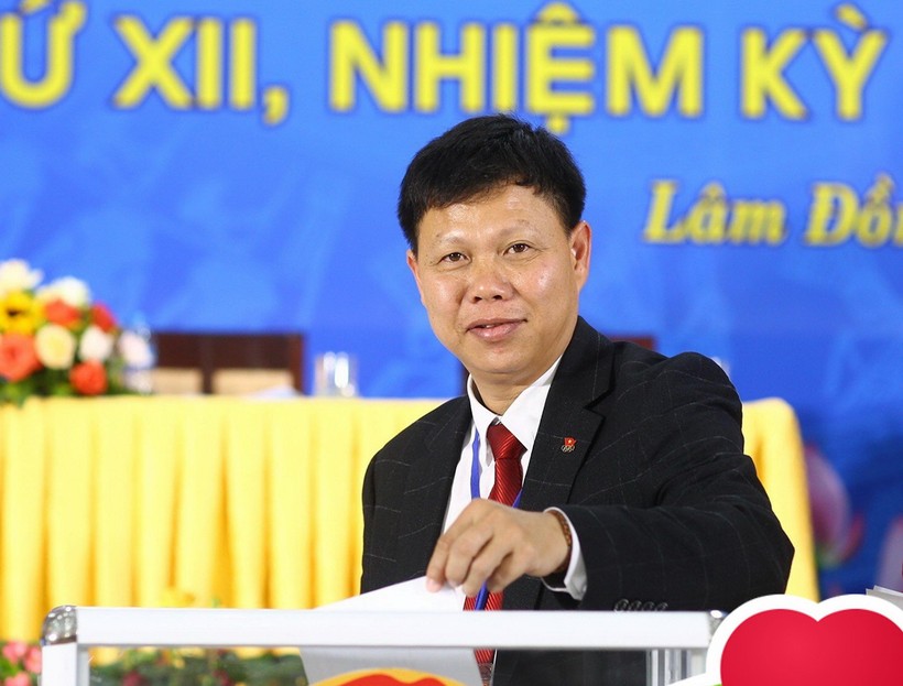 Chủ tịch Công đoàn ngành Giáo dục Lâm Đồng Ngô Văn Sơn.