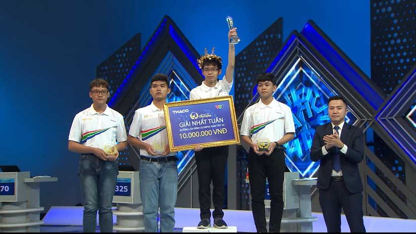 Lê Quang Huy giành chiến thắng ngoạn mục tại cuộc thi tuần Olympia.