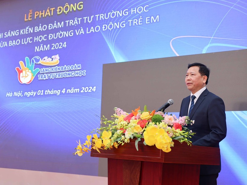 Ông Trần Văn Đạt phát biểu tại lễ phát động.