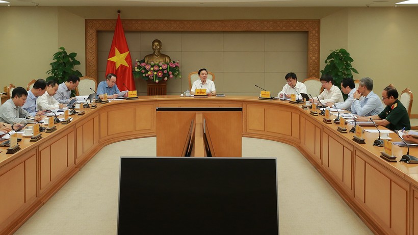 Phó Thủ tướng Trần Hồng Hà chủ trì buổi làm việc 