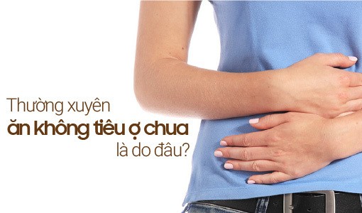 Ăn không tiêu ợ chua là triệu chứng đường tiêu hóa gây nhiều khó chịu