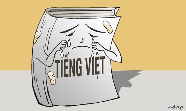 Tác giả Kiều Trường Lâm từng công bố công trình “chữ Việt Nam song song 4.0” và bị dư luận phản ứng vì cho rằng làm hỏng tiếng Việt.