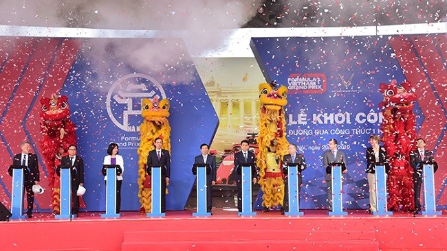 Lễ khởi công xây dựng đường đua công thức 1 Hà Nội.