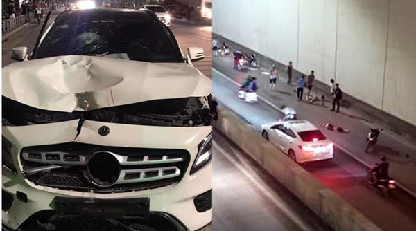 Tài xế xe Mercedes tông tử vong hai người rồi bỏ chạy khiến dư luận bức xúc.